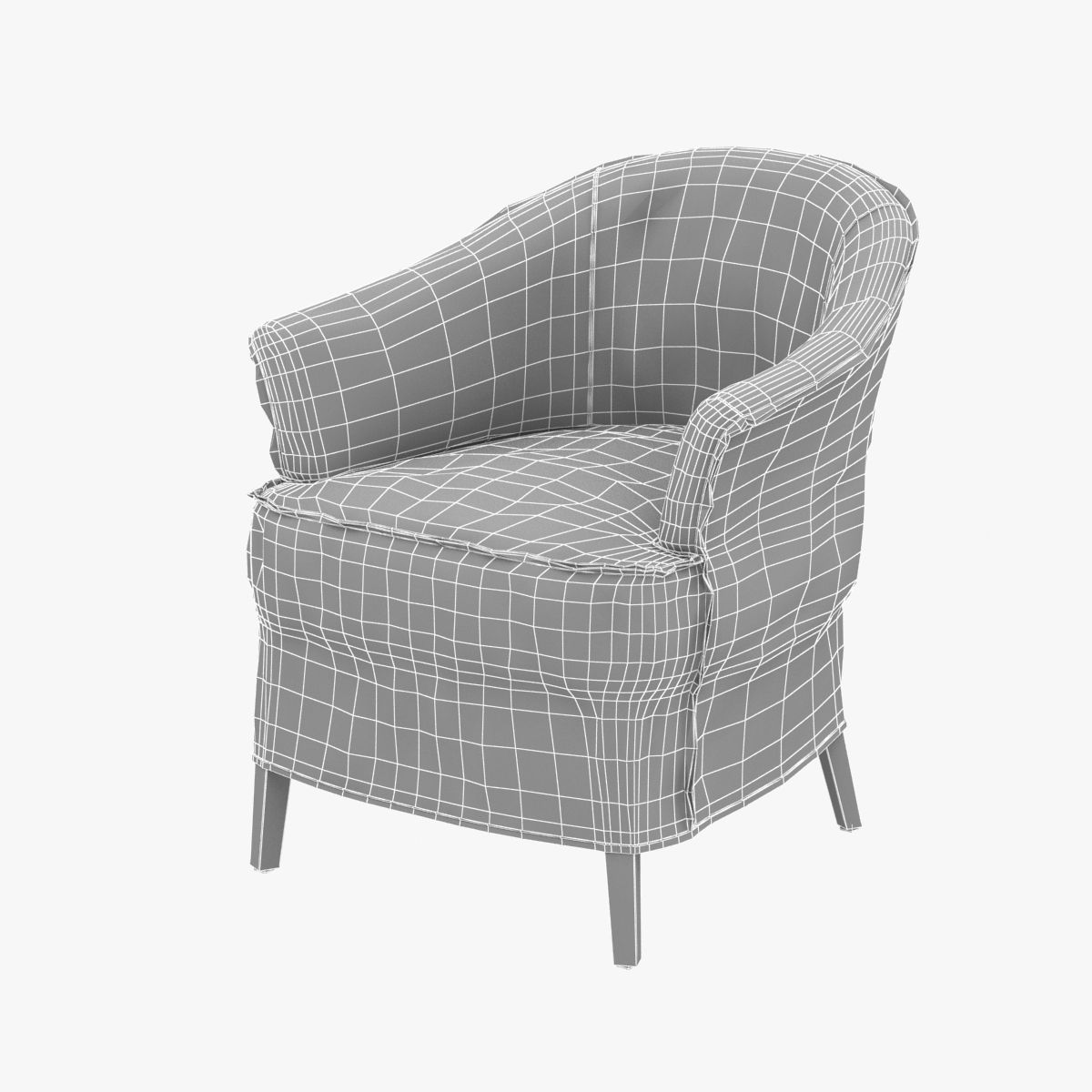 Regina Andrew Furniture Champagne Club Chair 3D model_7