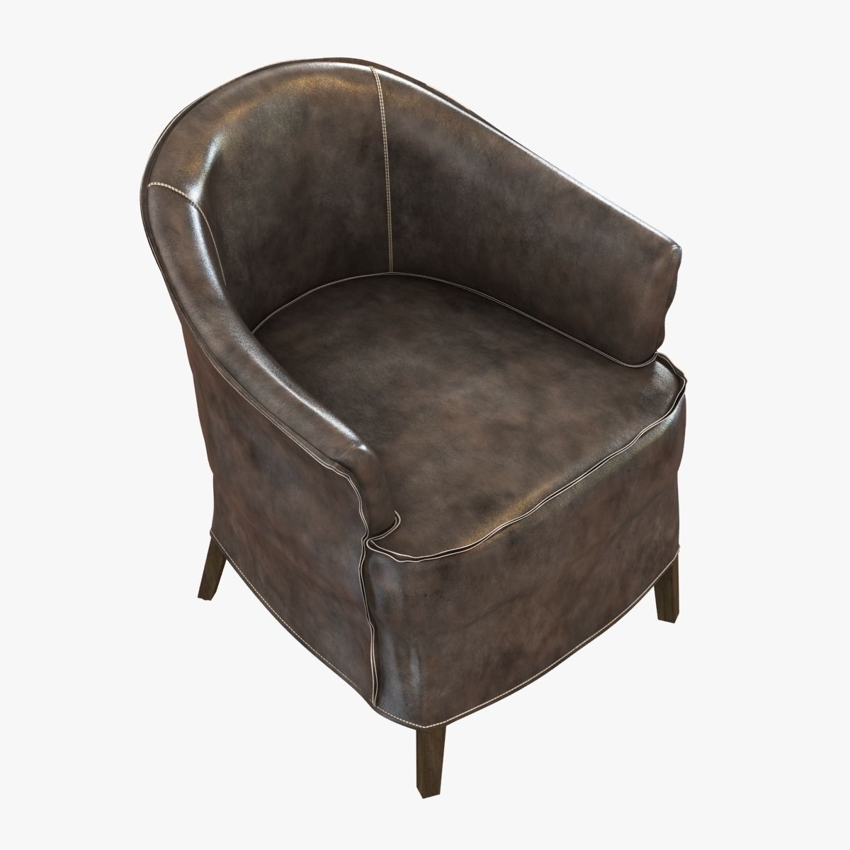 Regina Andrew Furniture Champagne Club Chair 3D model_5