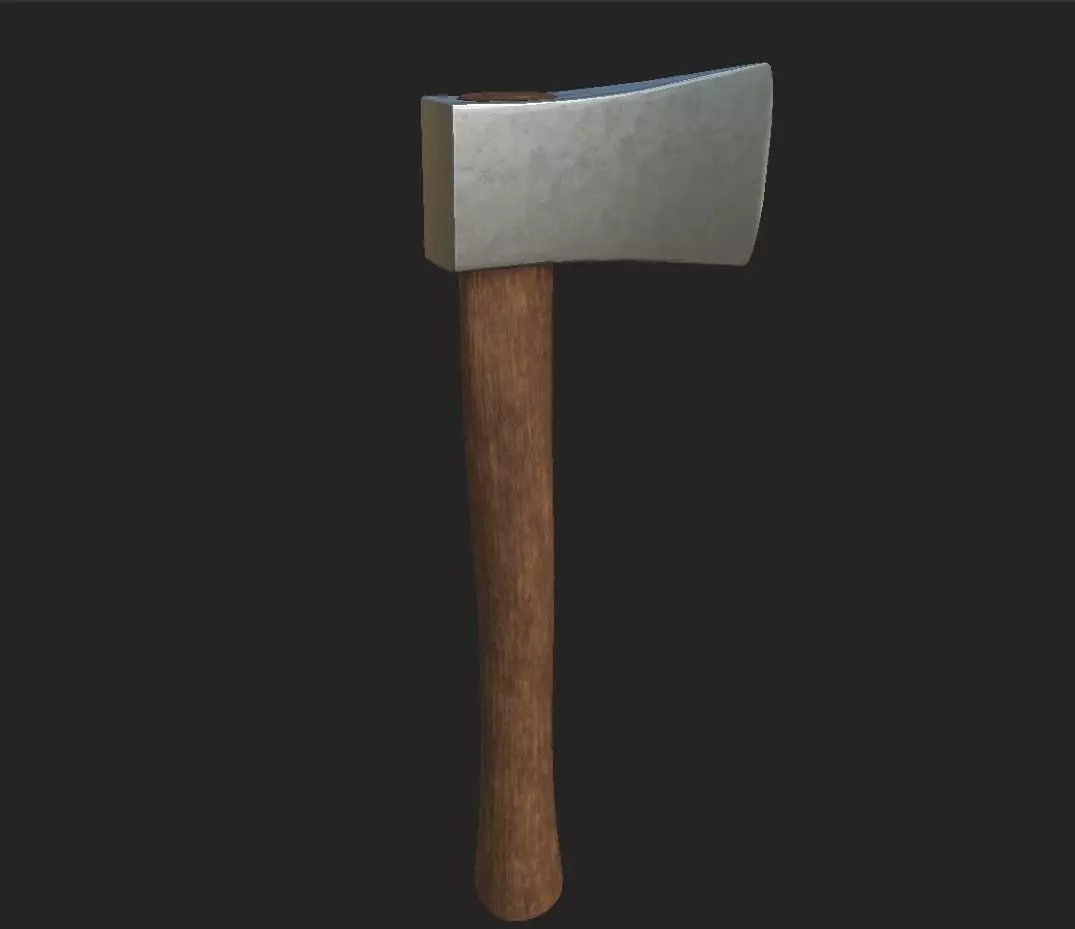 HQ Hachet Free low-poly 3D model