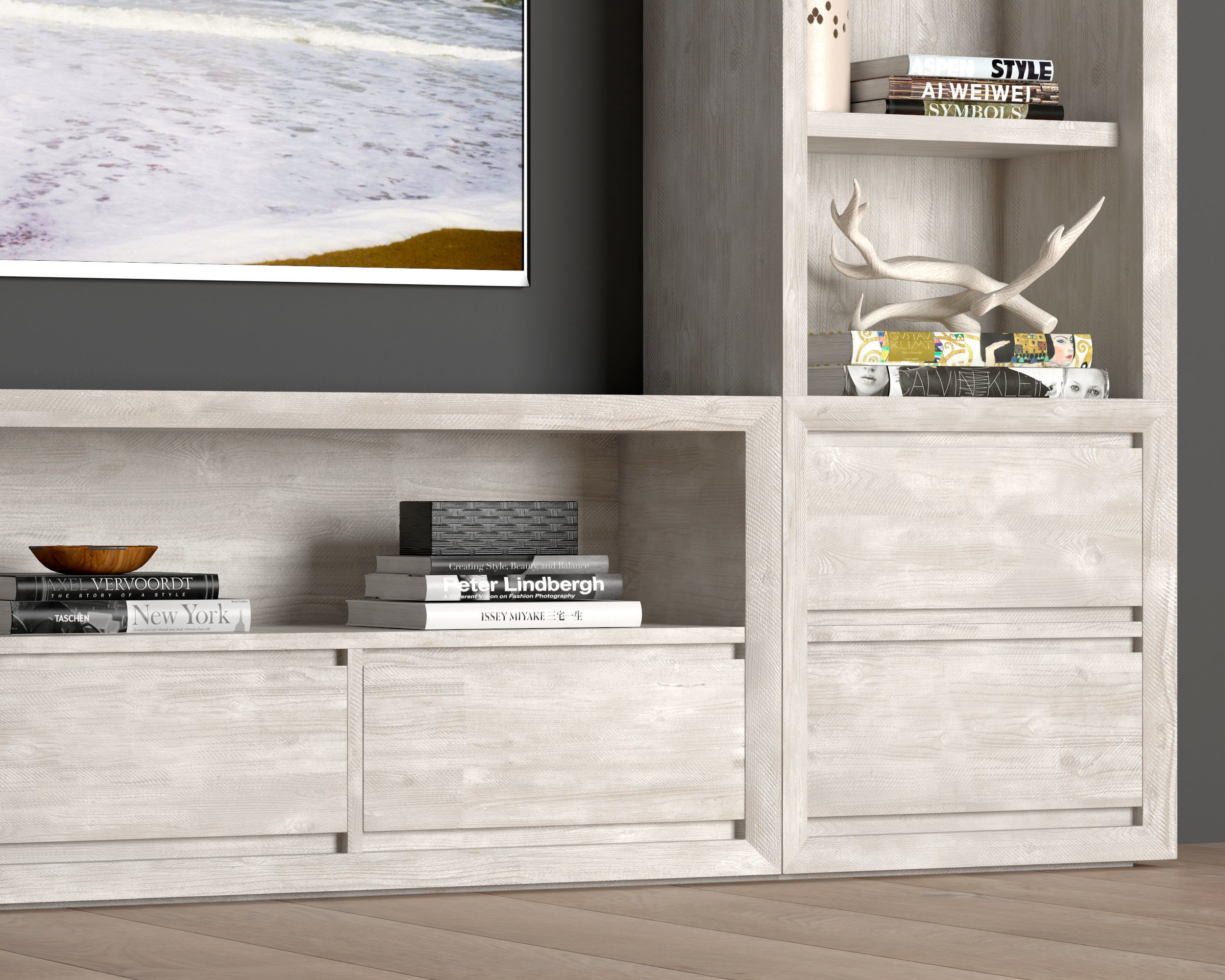 Media Wall Sets 3D Model Collection_17