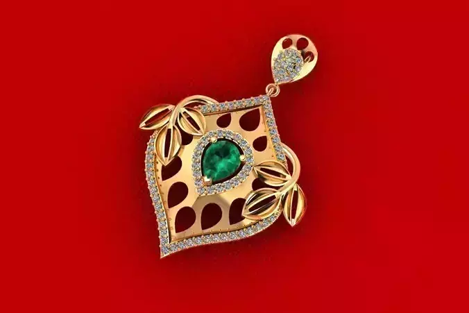 PPD-046 DIA Love Natural Pendant