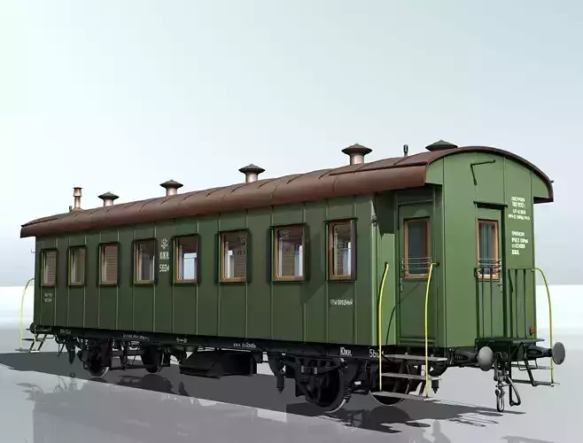 passenger carriage 3D model
