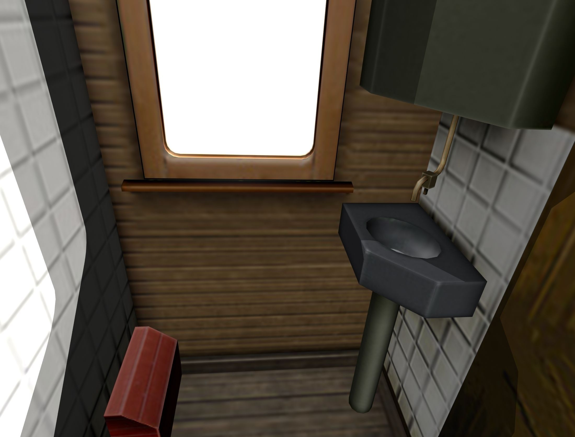 passenger carriage 3D model_19