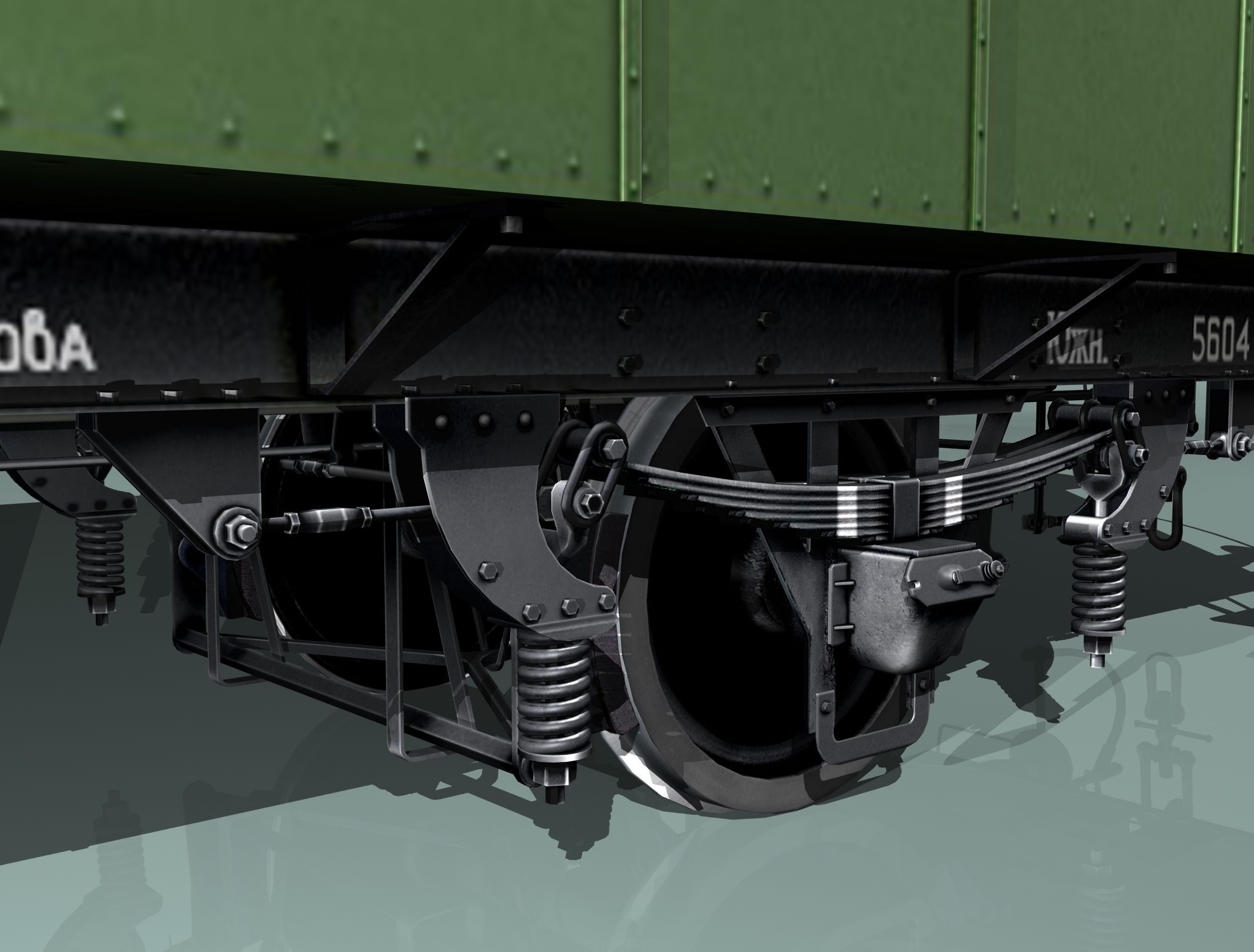 passenger carriage 3D model_1