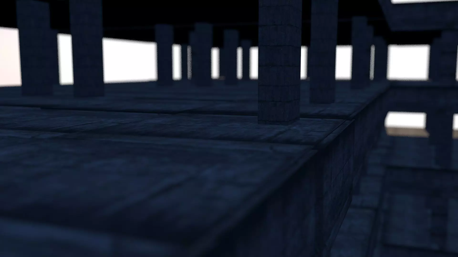 Ruined Building 3D model_0