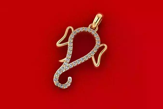 Elephant Head Pendant