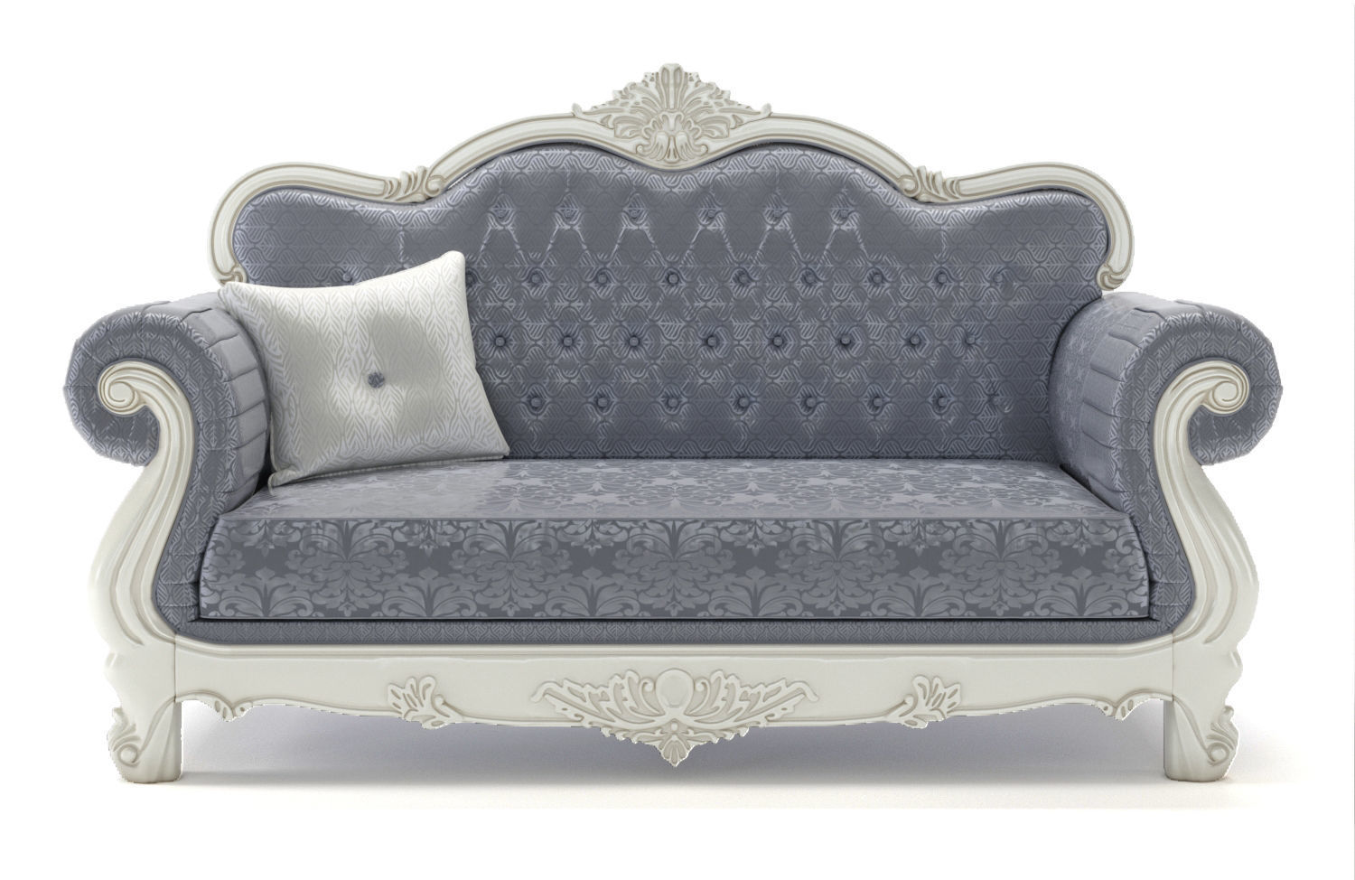 classic sofa 3D model_2