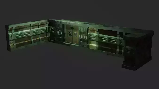 SCI-FI INDUSTRIAL MODULAR PACKAGE