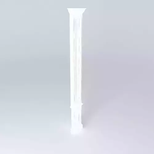 Pillar 1 column Free 3D model