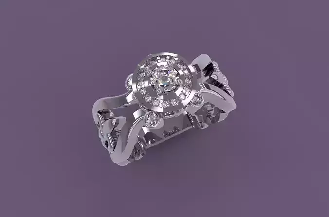 Fleur de lis Ring