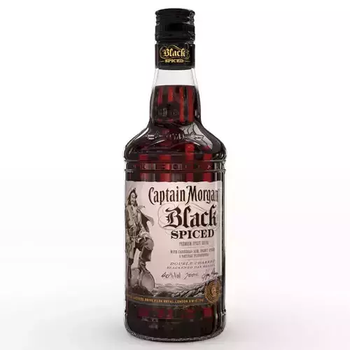 Captain Morgan Black Spiced Rum 70cl UK Bottle