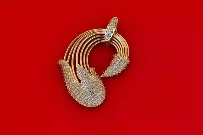 PPD-219-DIA Elephant Tank Pendant