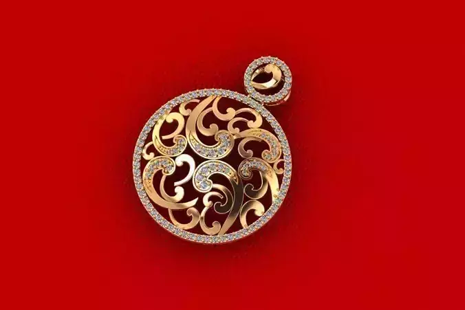 PPD-237 DIA Art of Love Pendant 3D print model