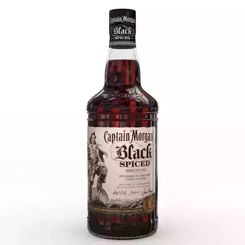 Captain Morgan Black Spiced Rum 70cl US Bottle