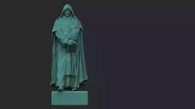 Statue of Giordano Bruno 3D print model