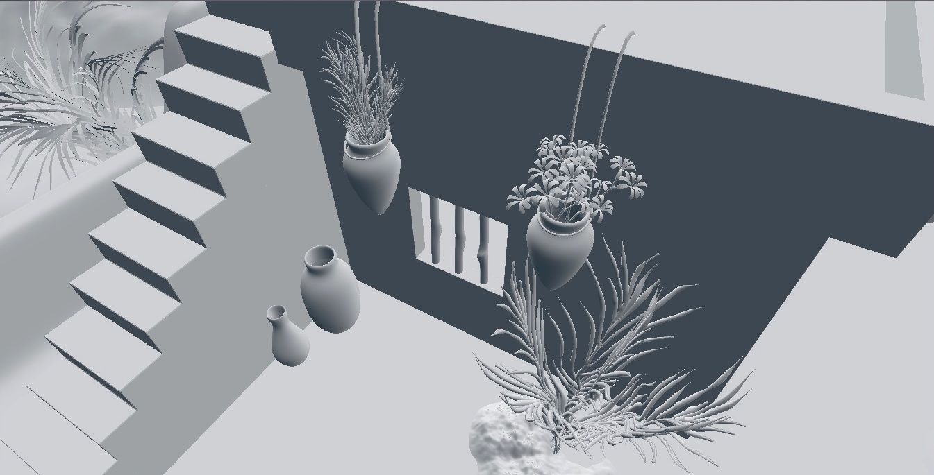 Ancient Egyptian House  3D model_8