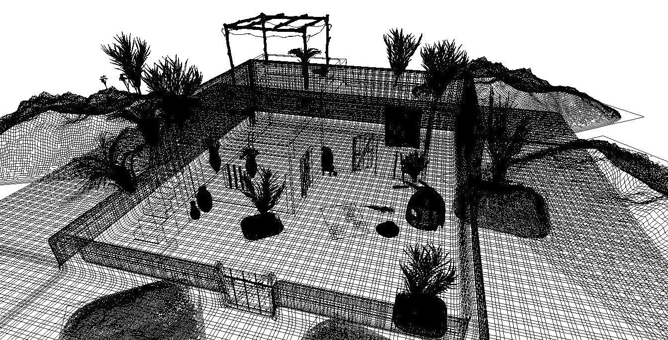 Ancient Egyptian House  3D model_16