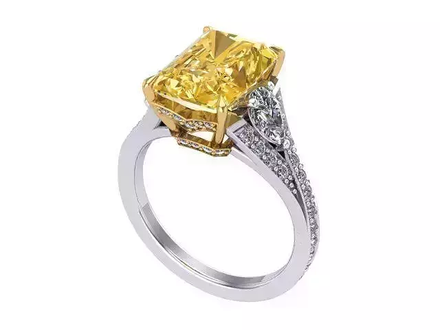 Yellow head ring 3D print model