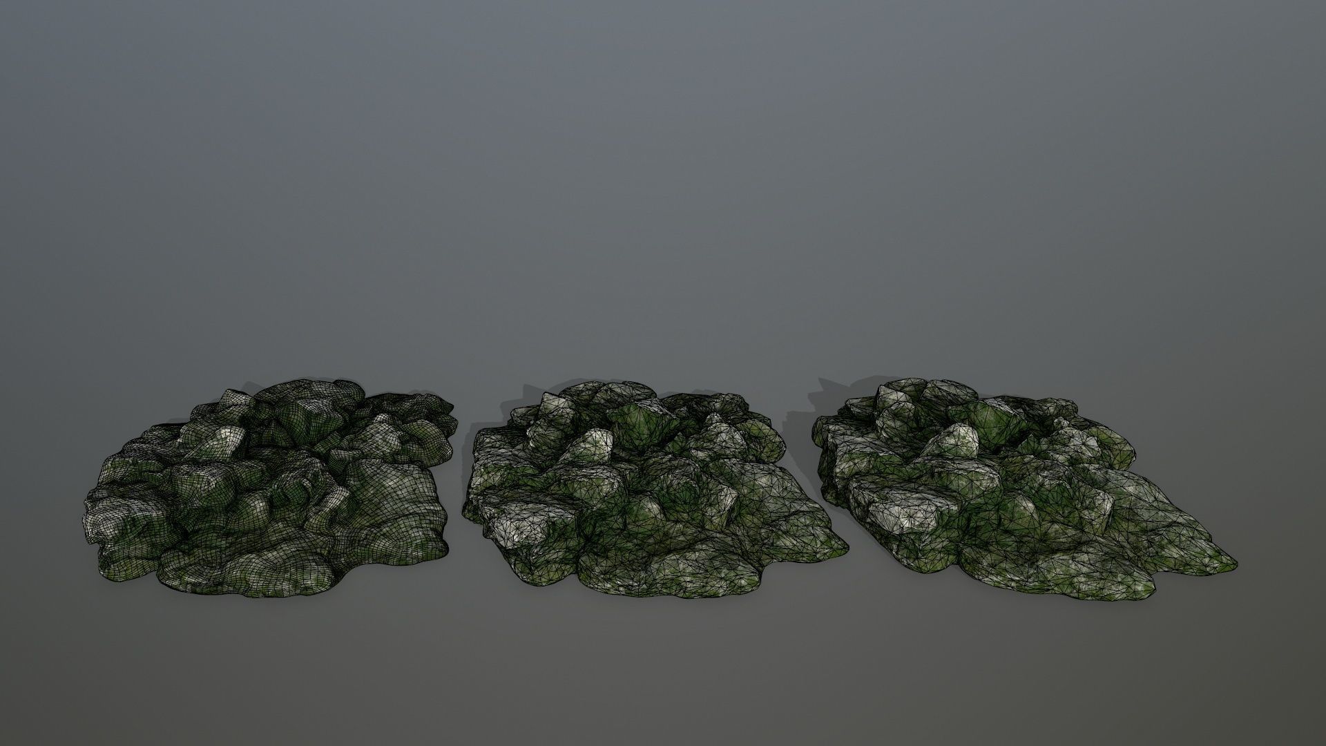 rocks rock Low-poly 3D model_14
