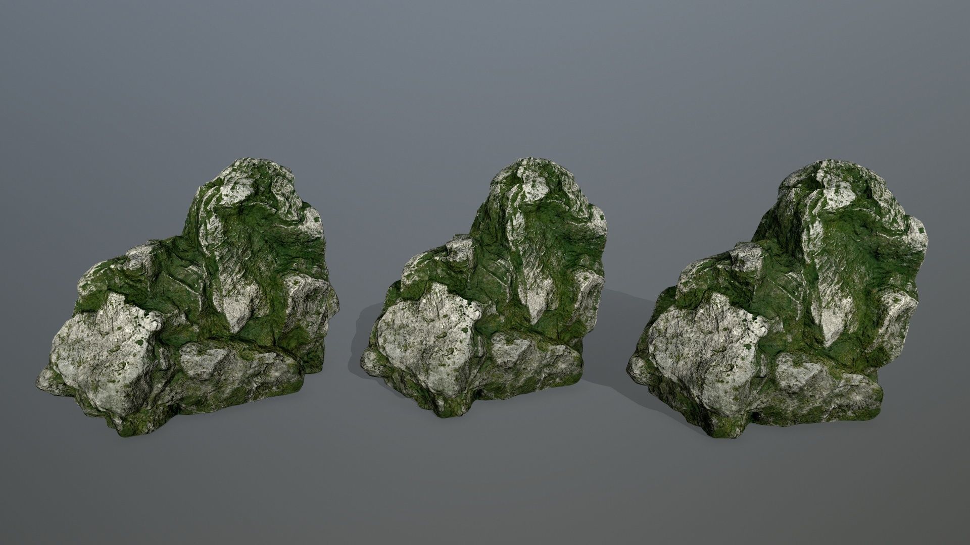 rocks rock Low-poly 3D model_23