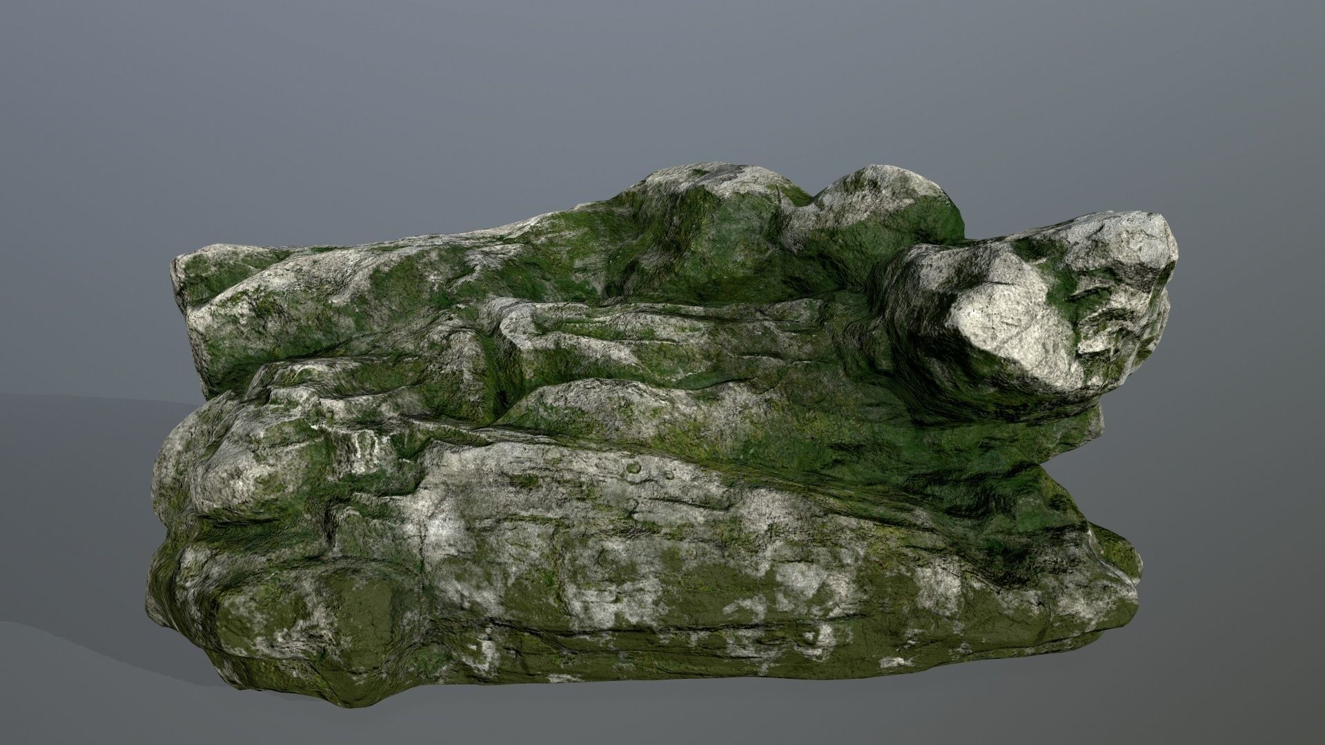 rocks rock Low-poly 3D model_6