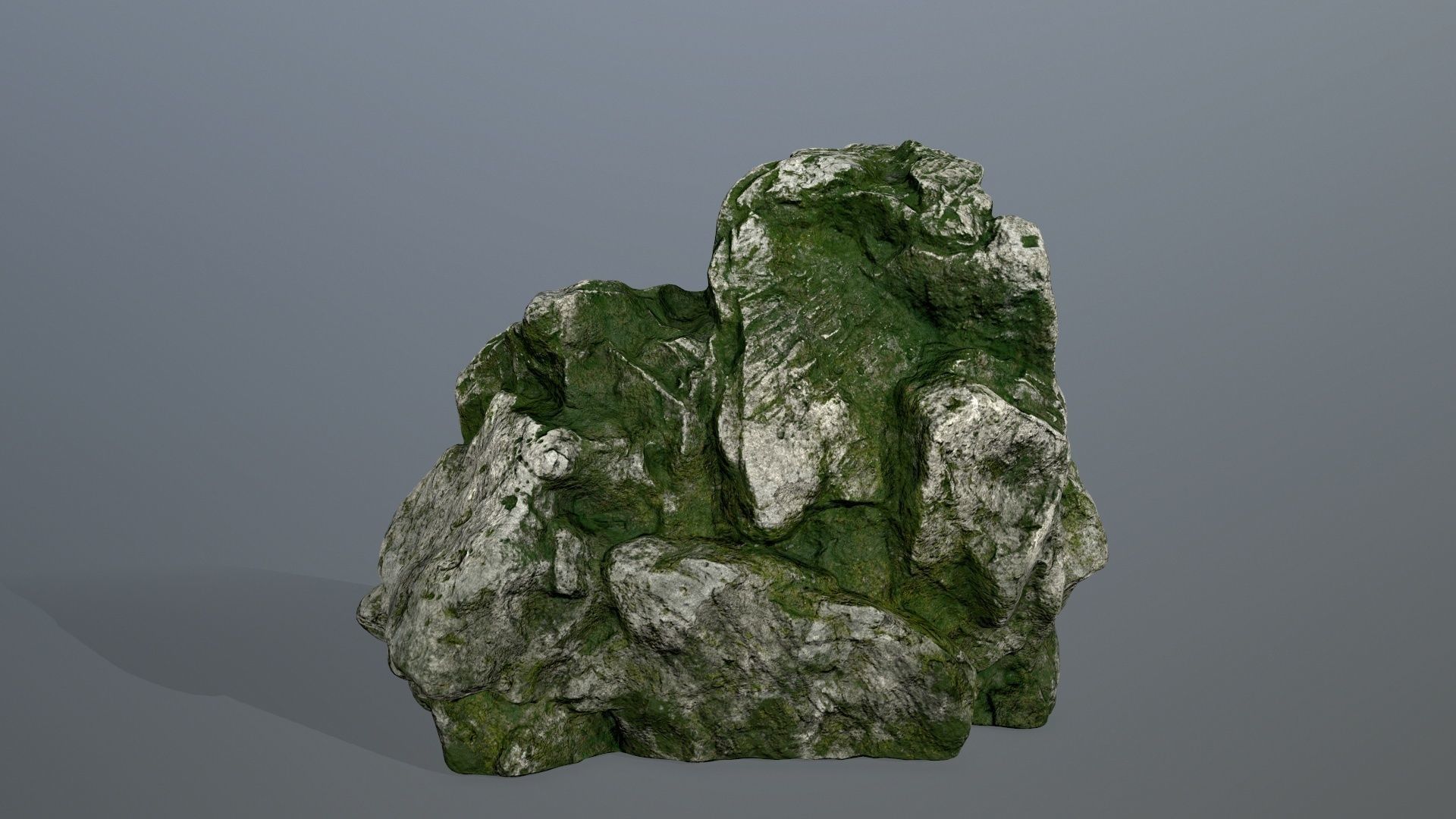 rocks rock Low-poly 3D model_8