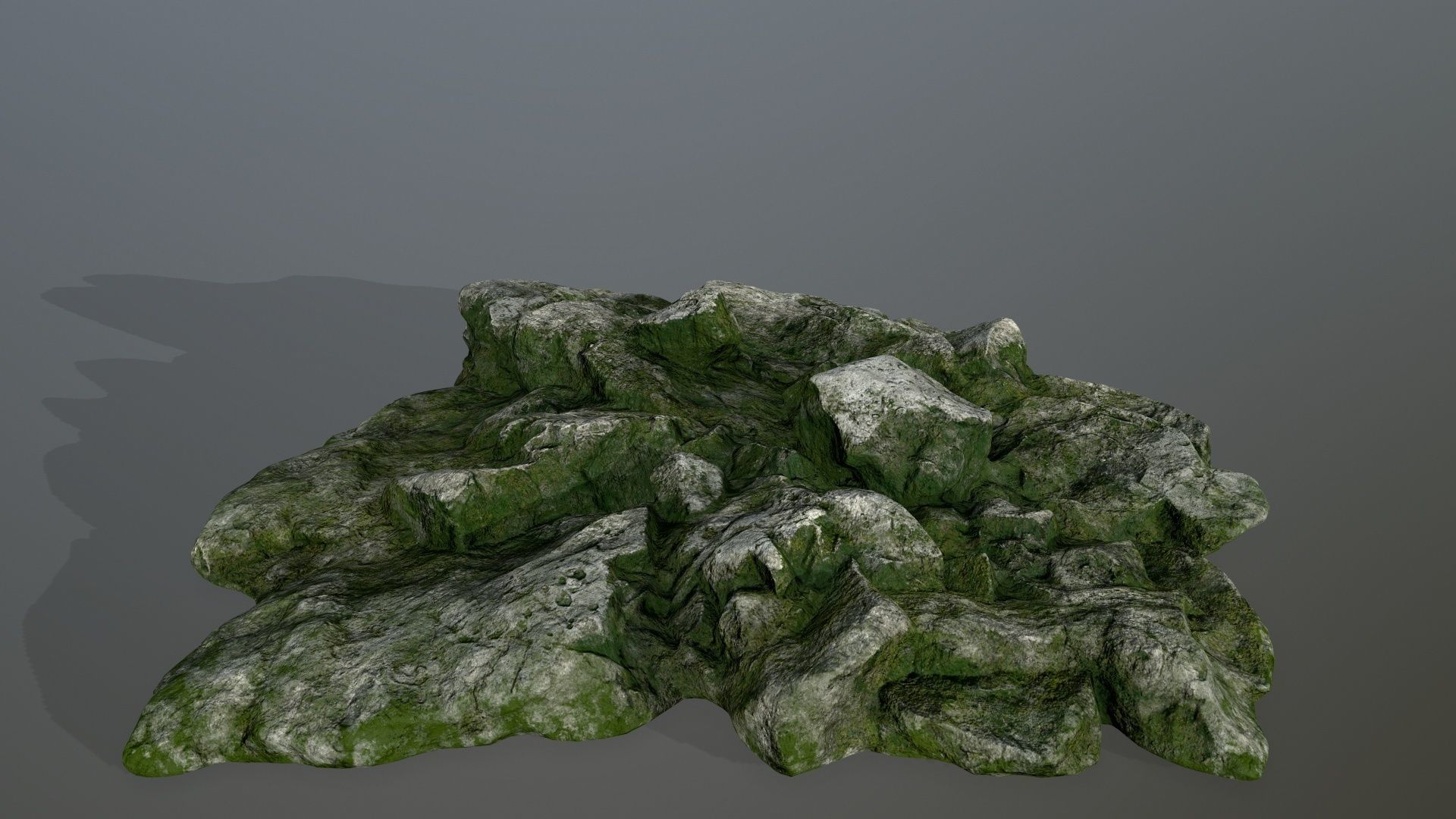 rocks rock Low-poly 3D model_4