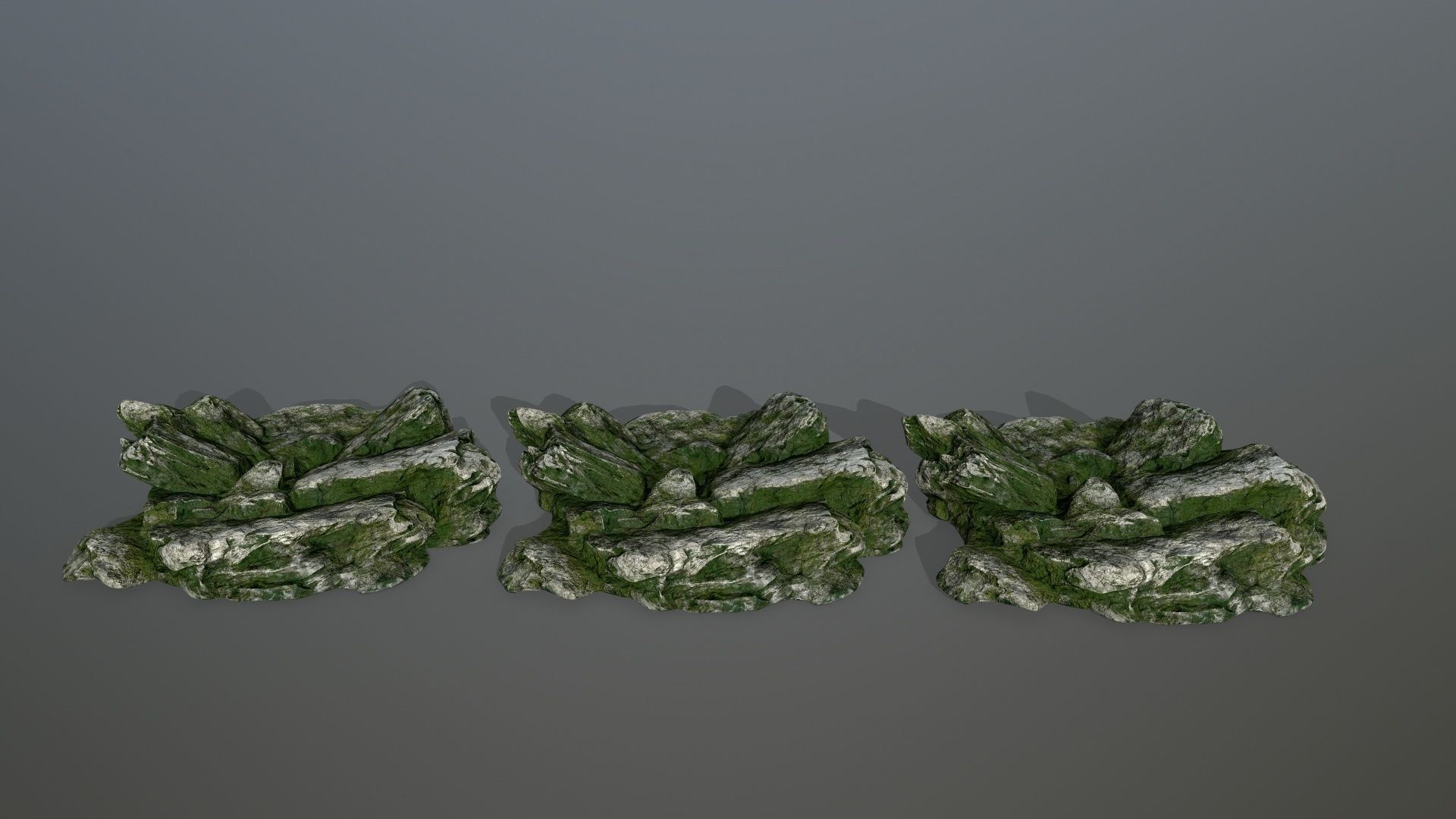 rocks rock Low-poly 3D model_15