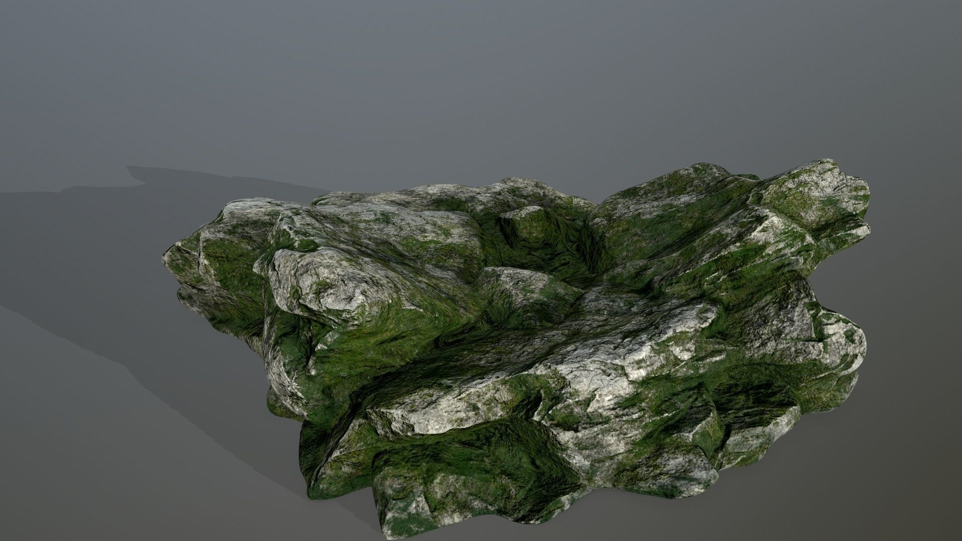 rocks rock Low-poly 3D model_5