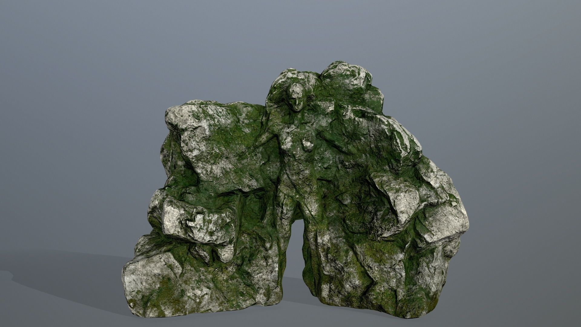 rocks rock Low-poly 3D model_10