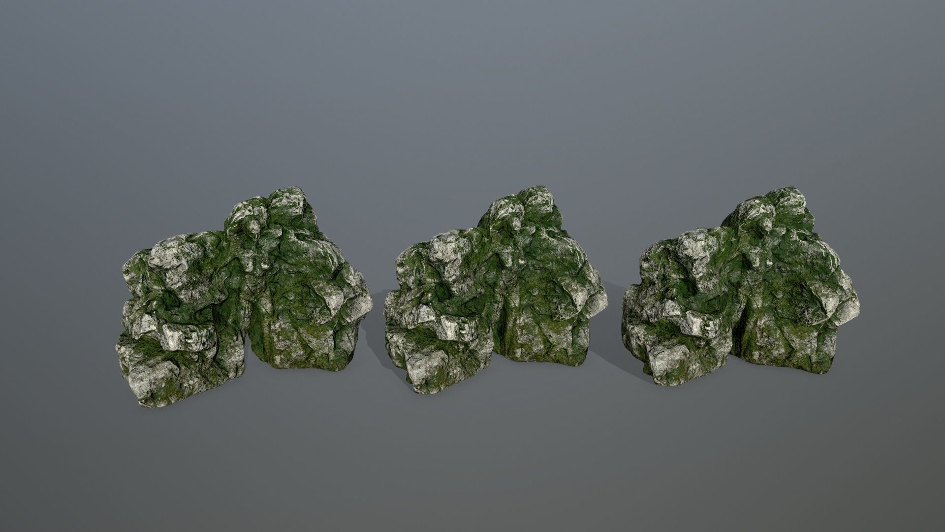 rocks rock Low-poly 3D model_25