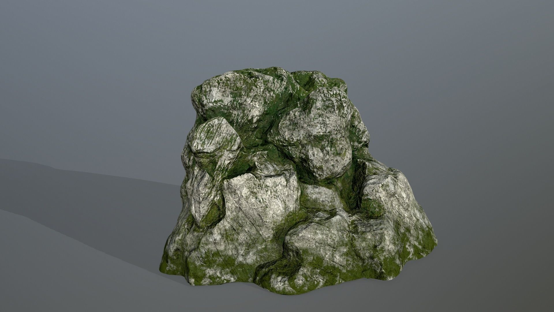rocks rock Low-poly 3D model_3