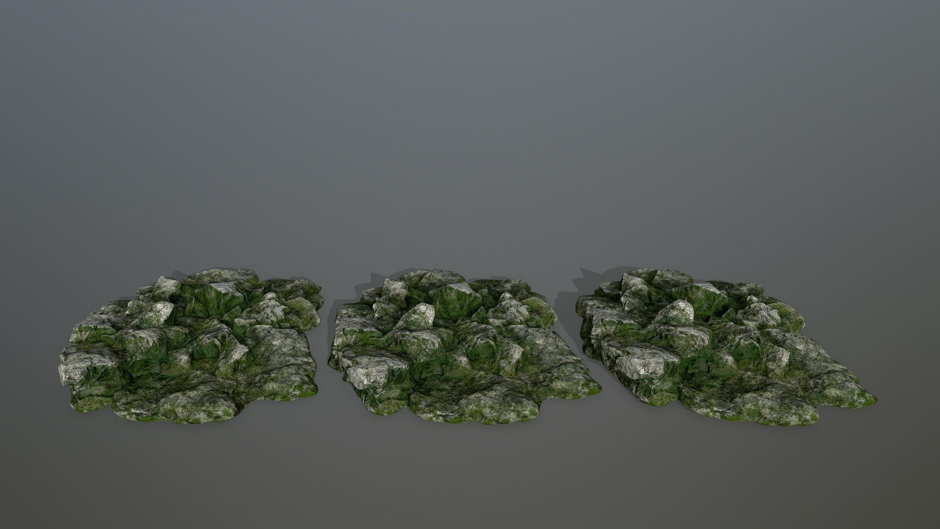 rocks rock Low-poly 3D model_13