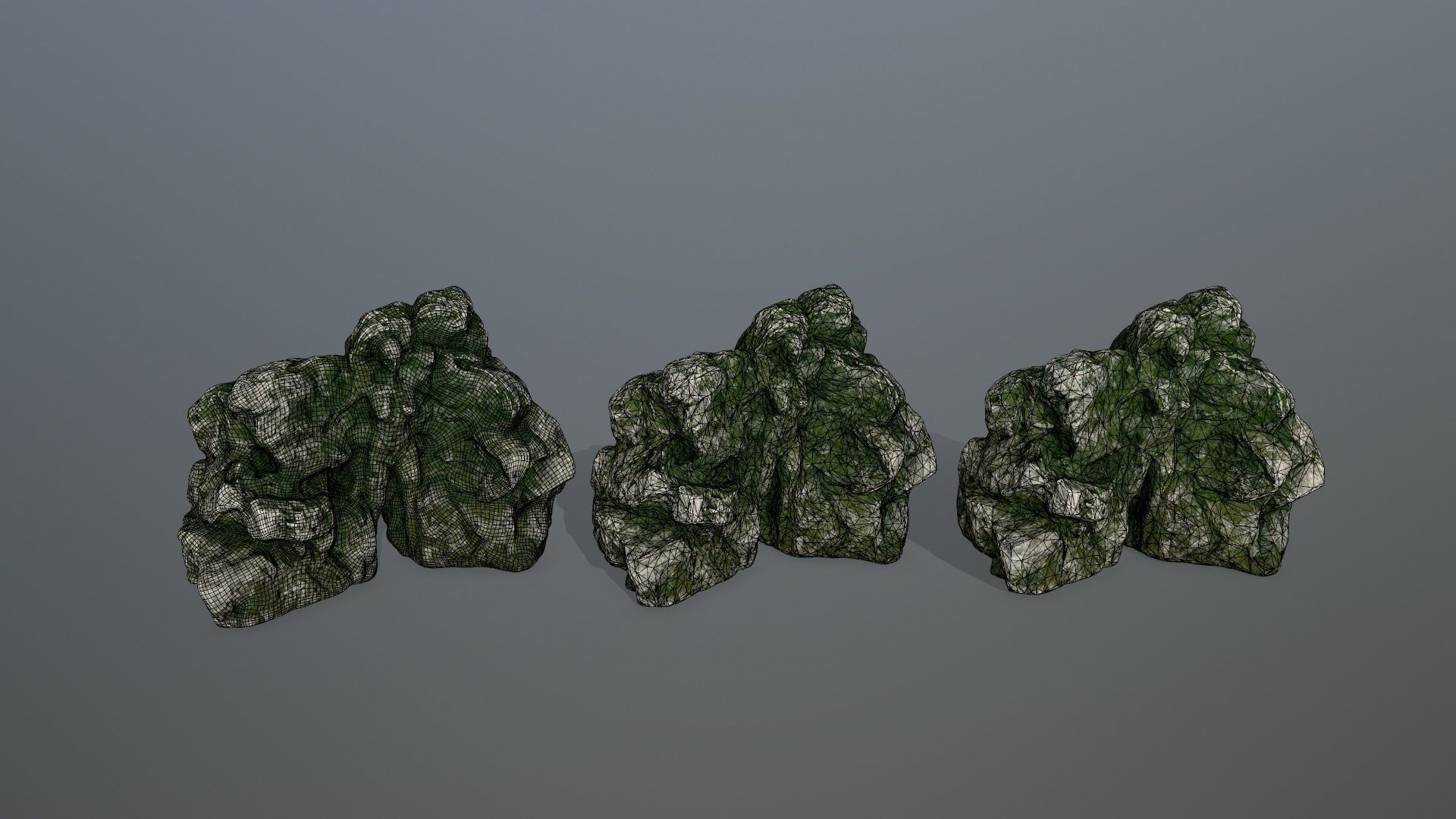 rocks rock Low-poly 3D model_26