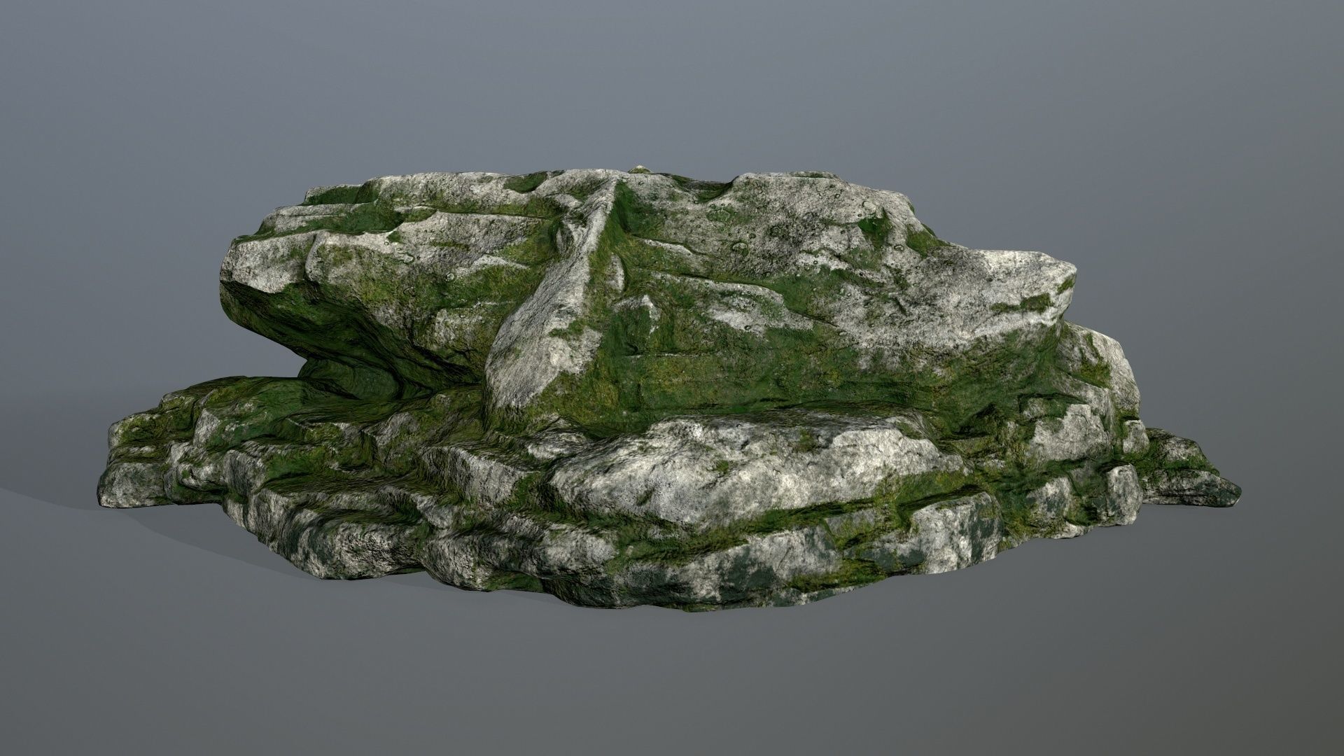 rocks rock Low-poly 3D model_7