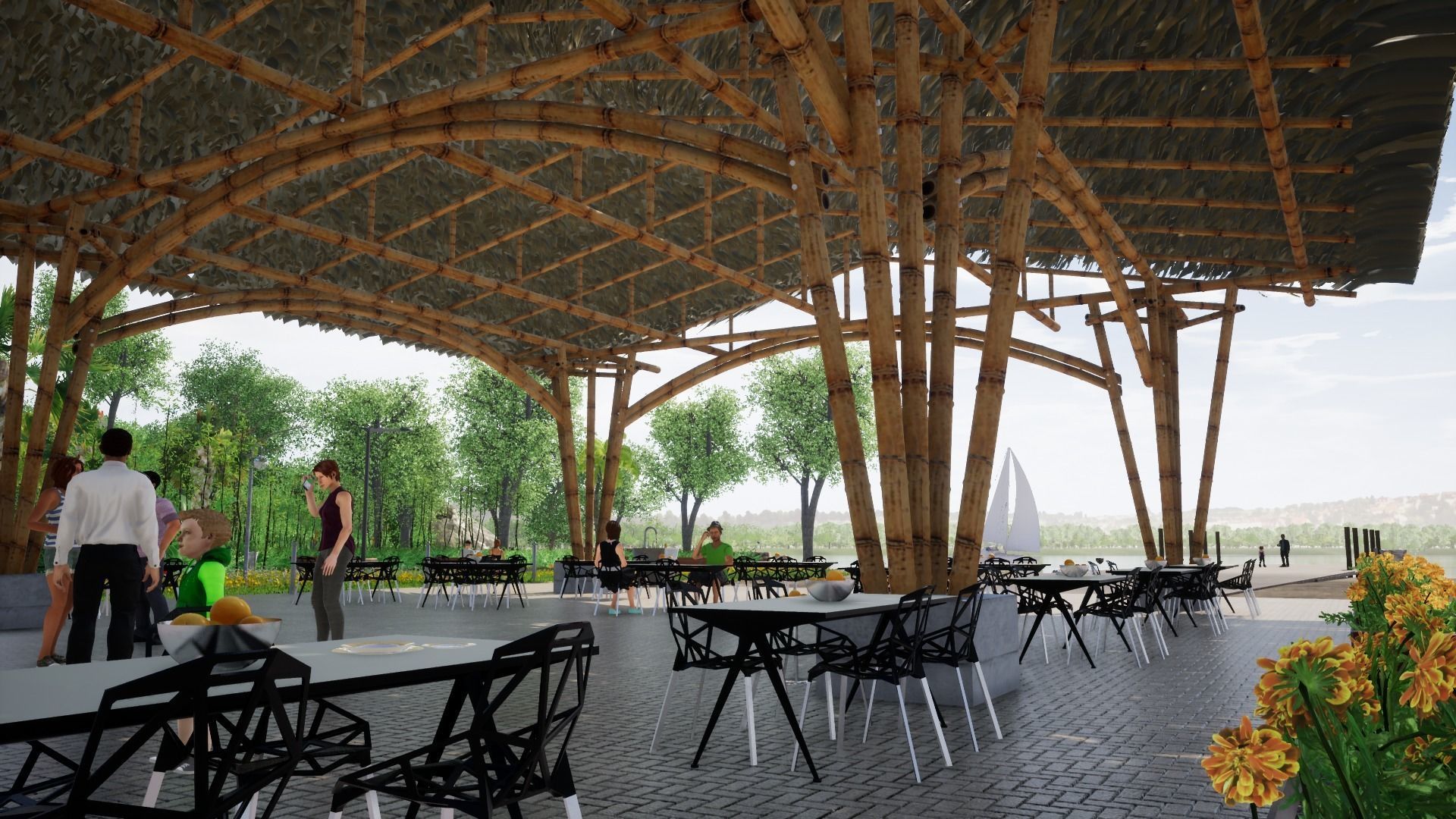 GUADUA STRUCTURE 3D model_10