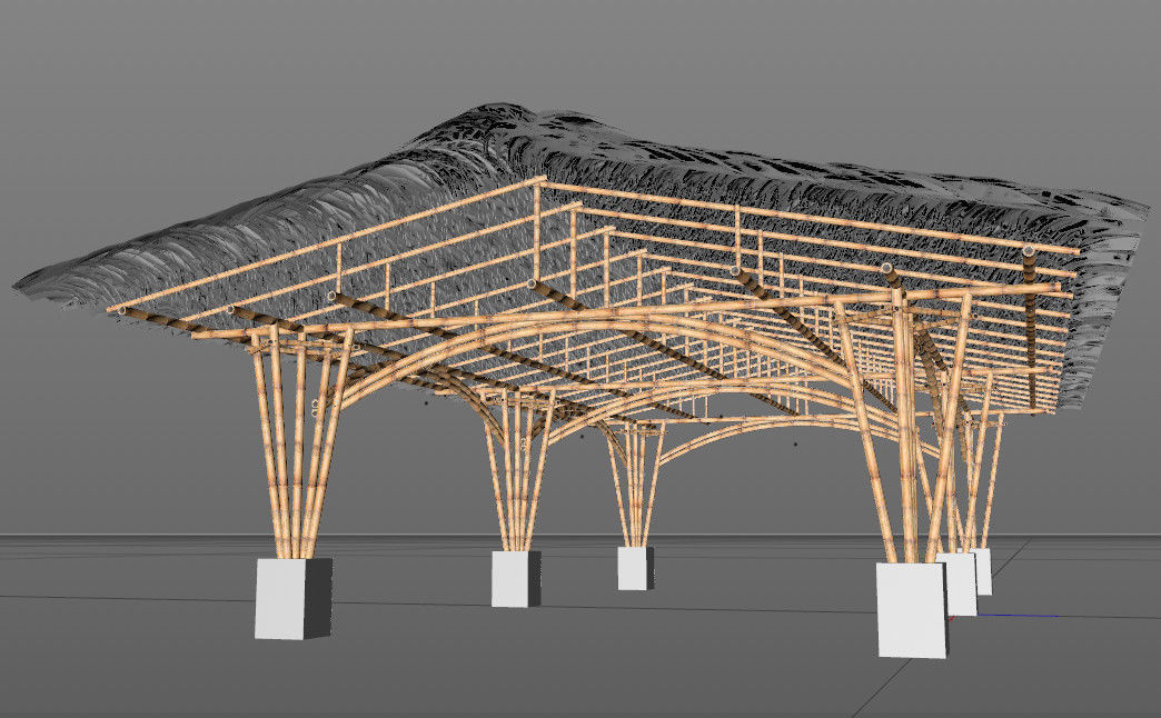 GUADUA STRUCTURE 3D model_11