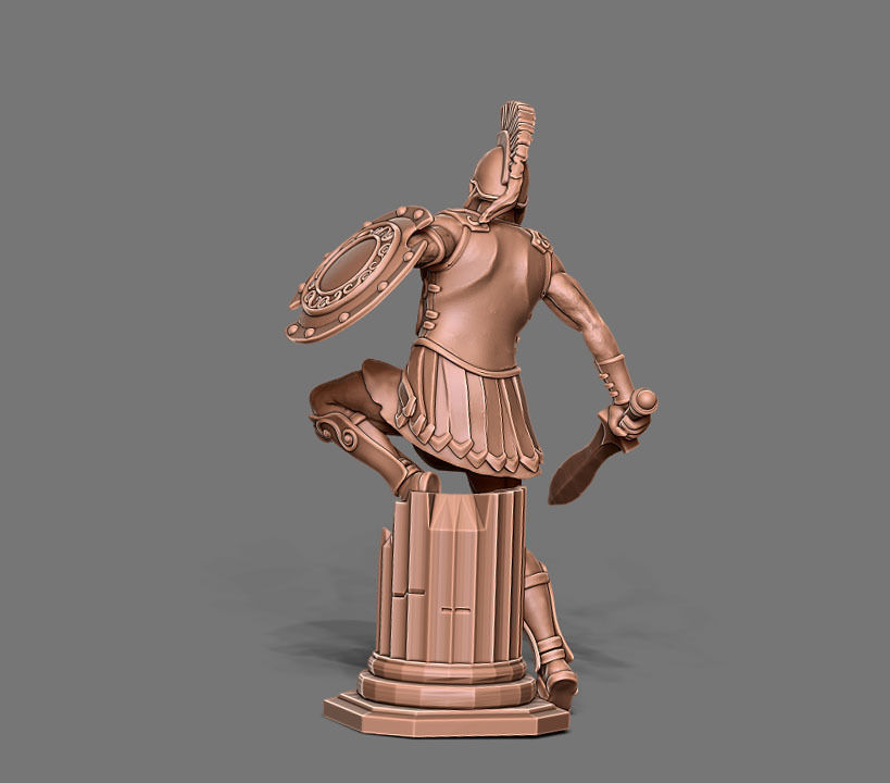 Greek - Achille 35 mm 3D print model_10