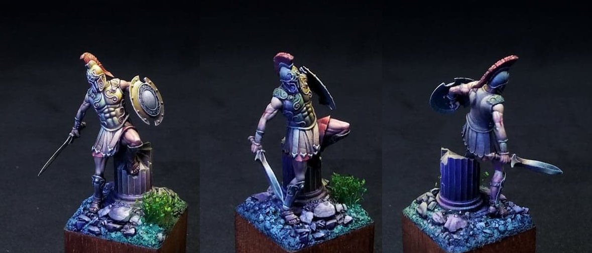 Greek - Achille 35 mm 3D print model_15