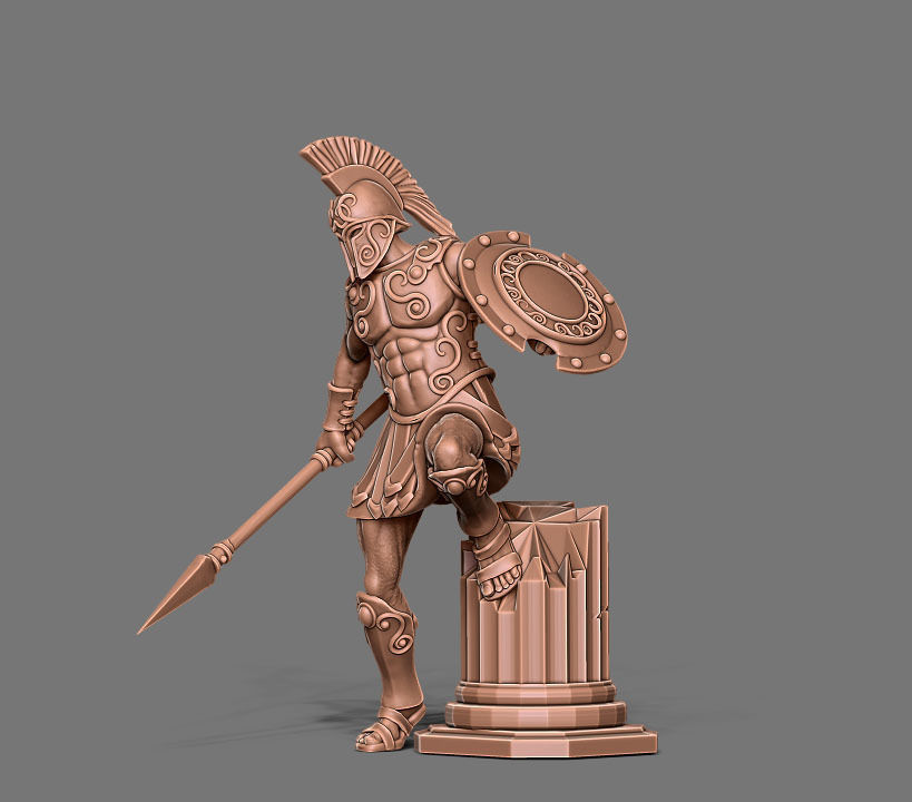 Greek - Achille 35 mm 3D print model_13