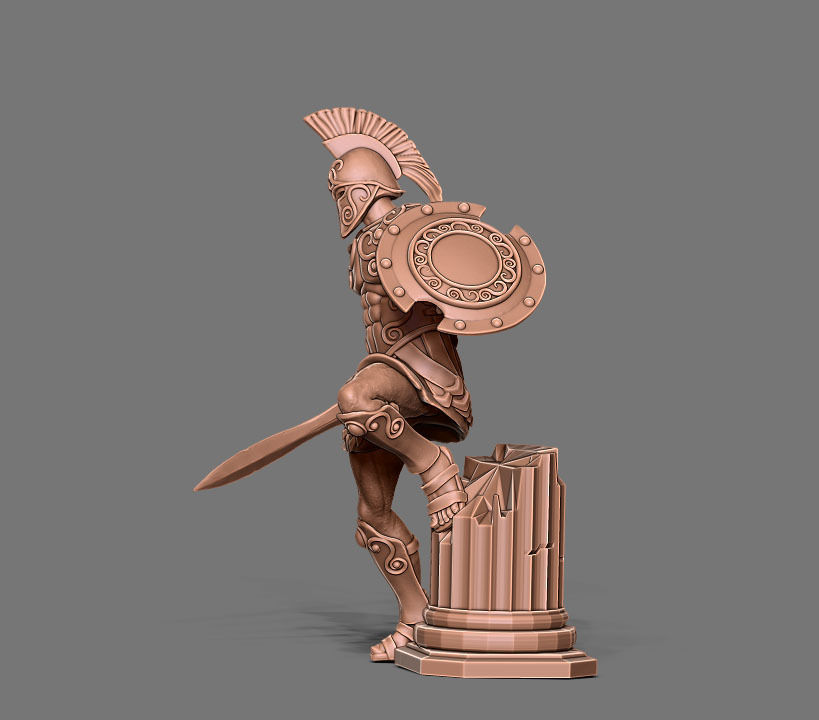 Greek - Achille 35 mm 3D print model_12