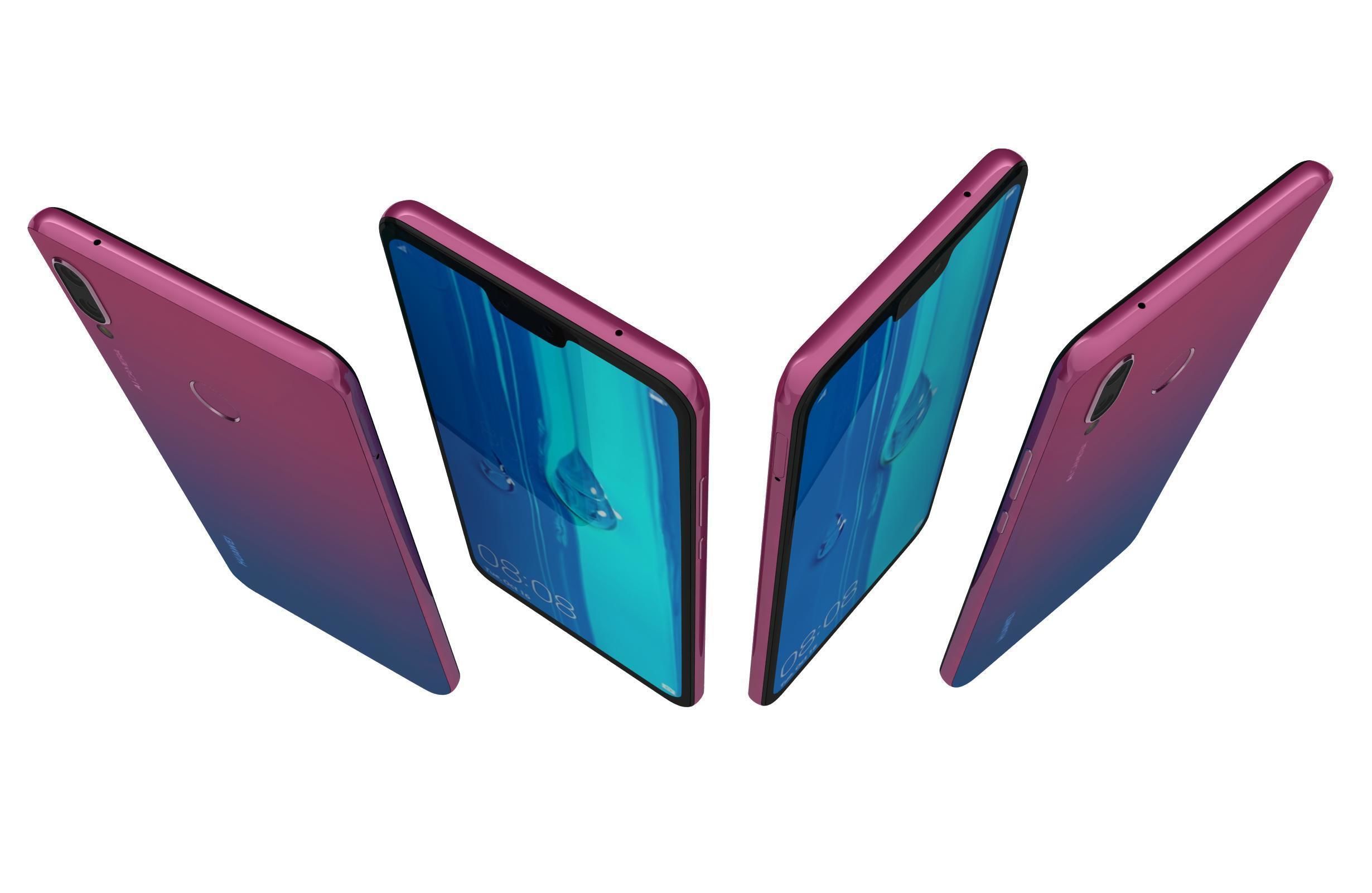 Huawei Y9 2019 Twilght 3D model_2