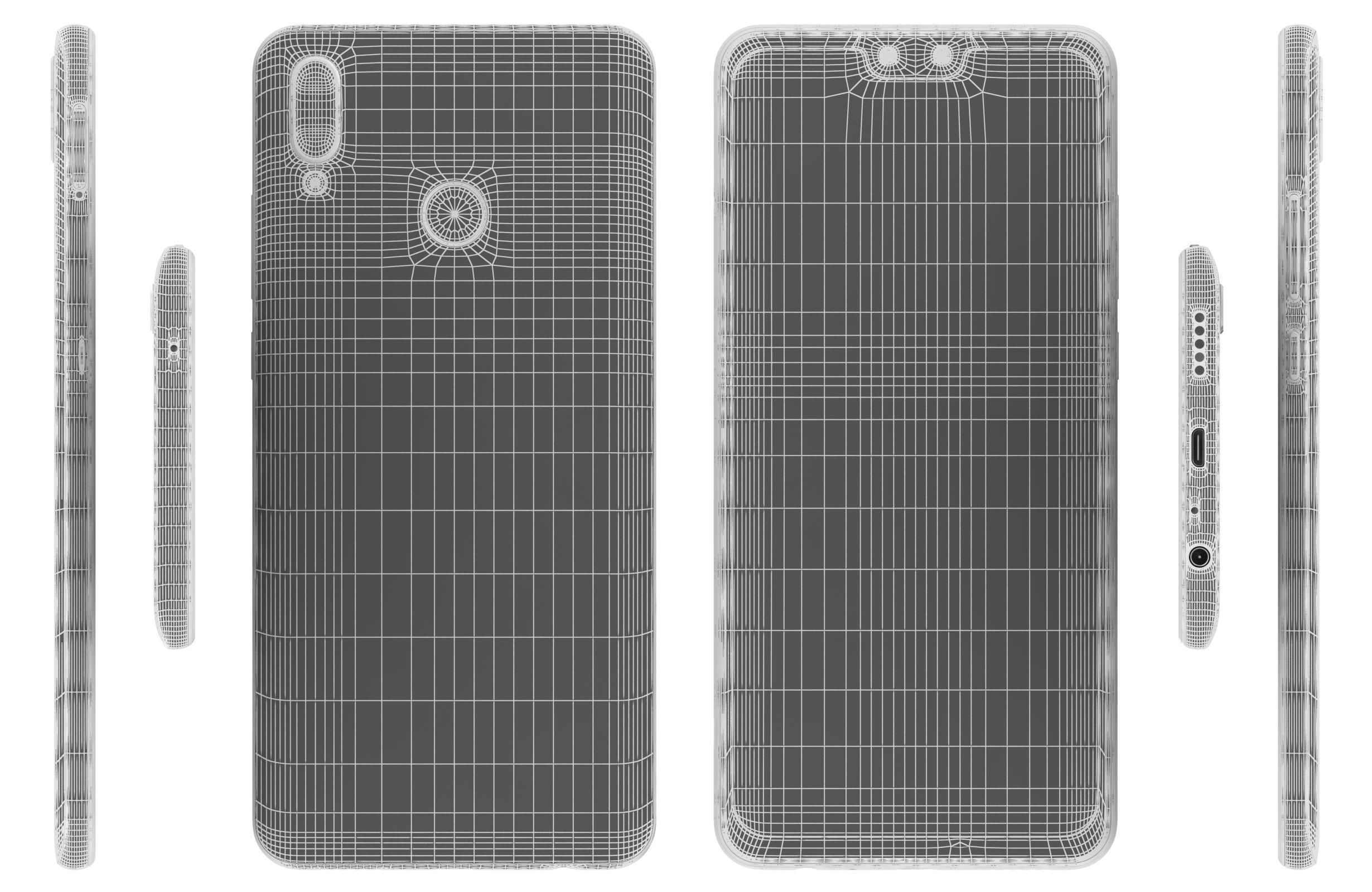 Huawei Y9 2019 Twilght 3D model_13