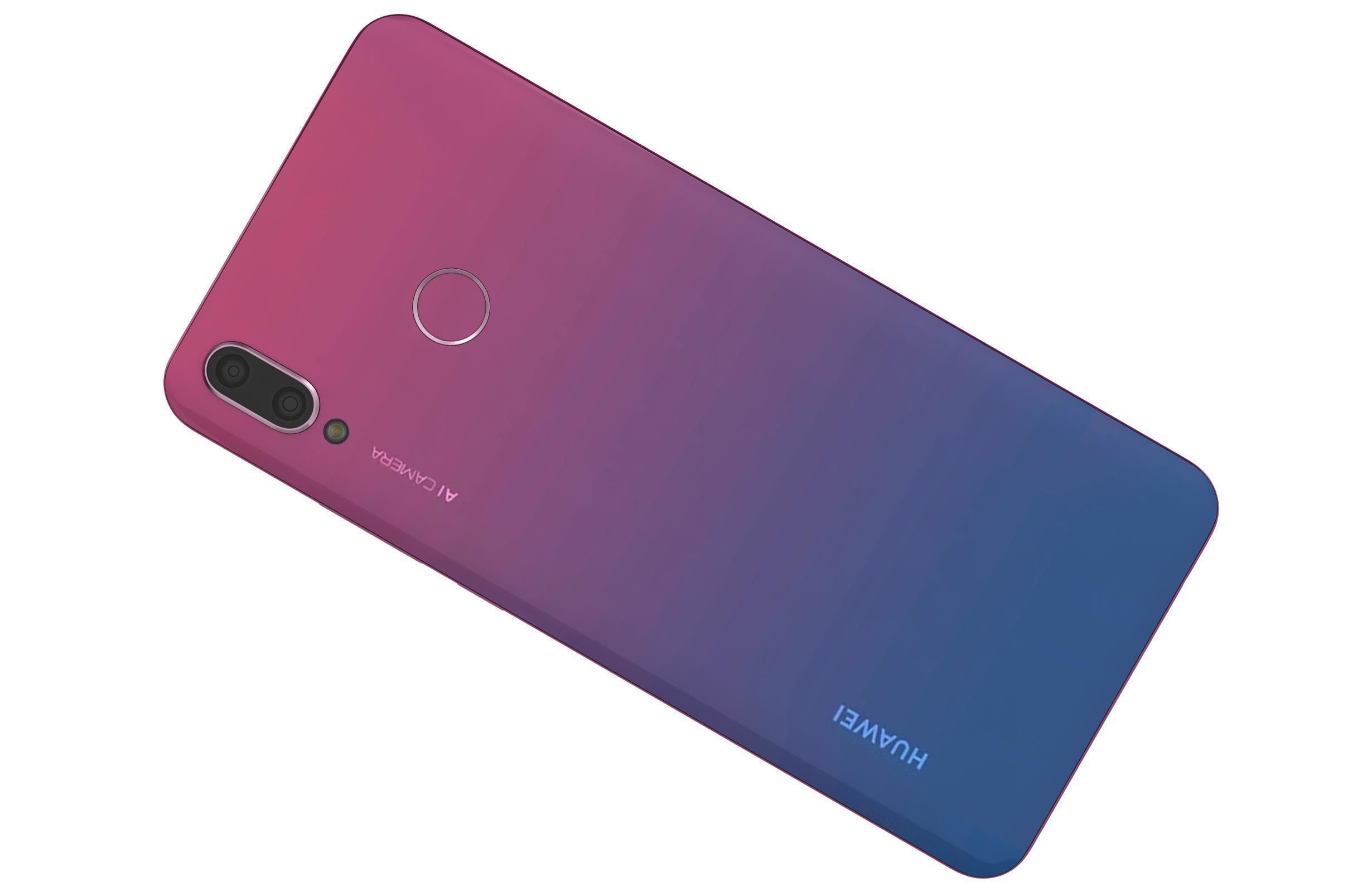 Huawei Y9 2019 Twilght 3D model_7