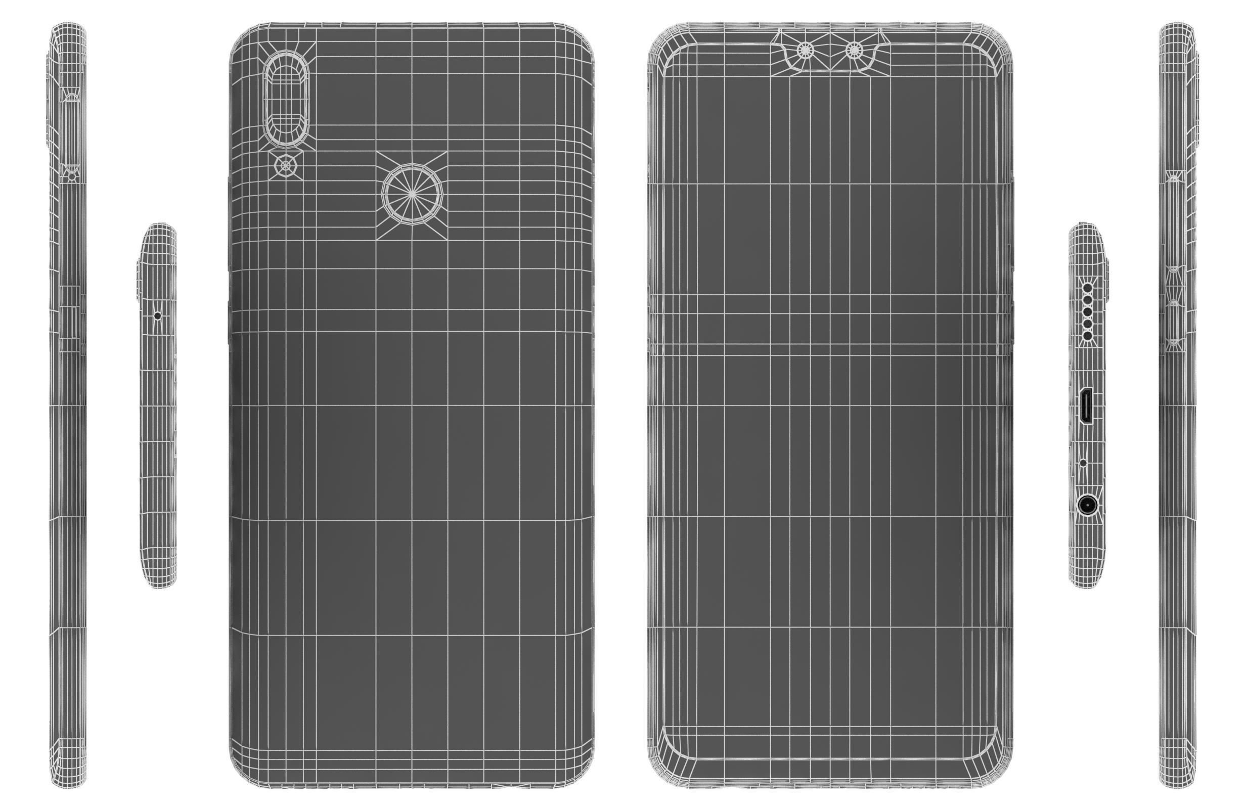 Huawei Y9 2019 Twilght 3D model_12