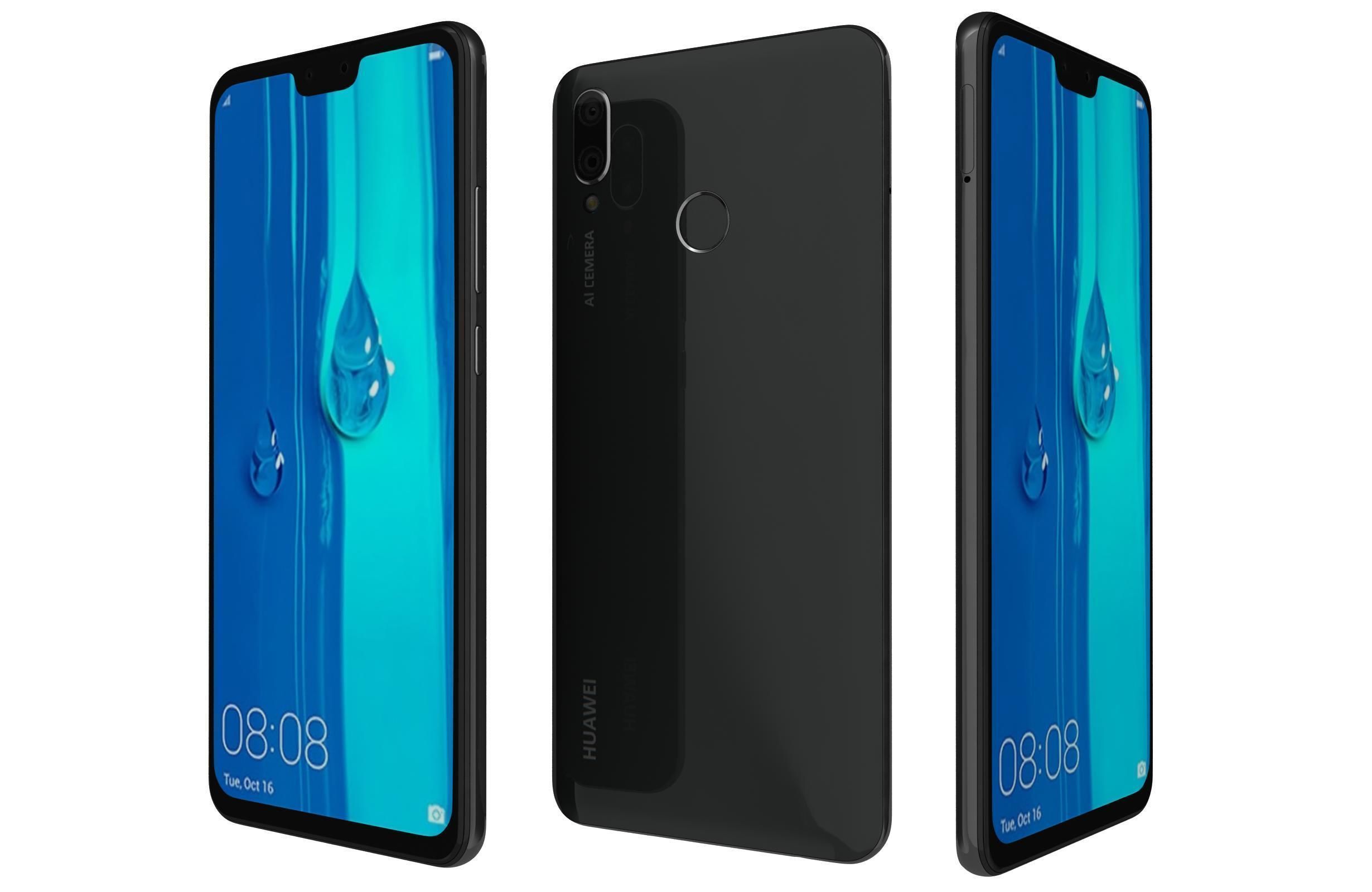 Huawei Y9 2019 All Colors 3D model_3
