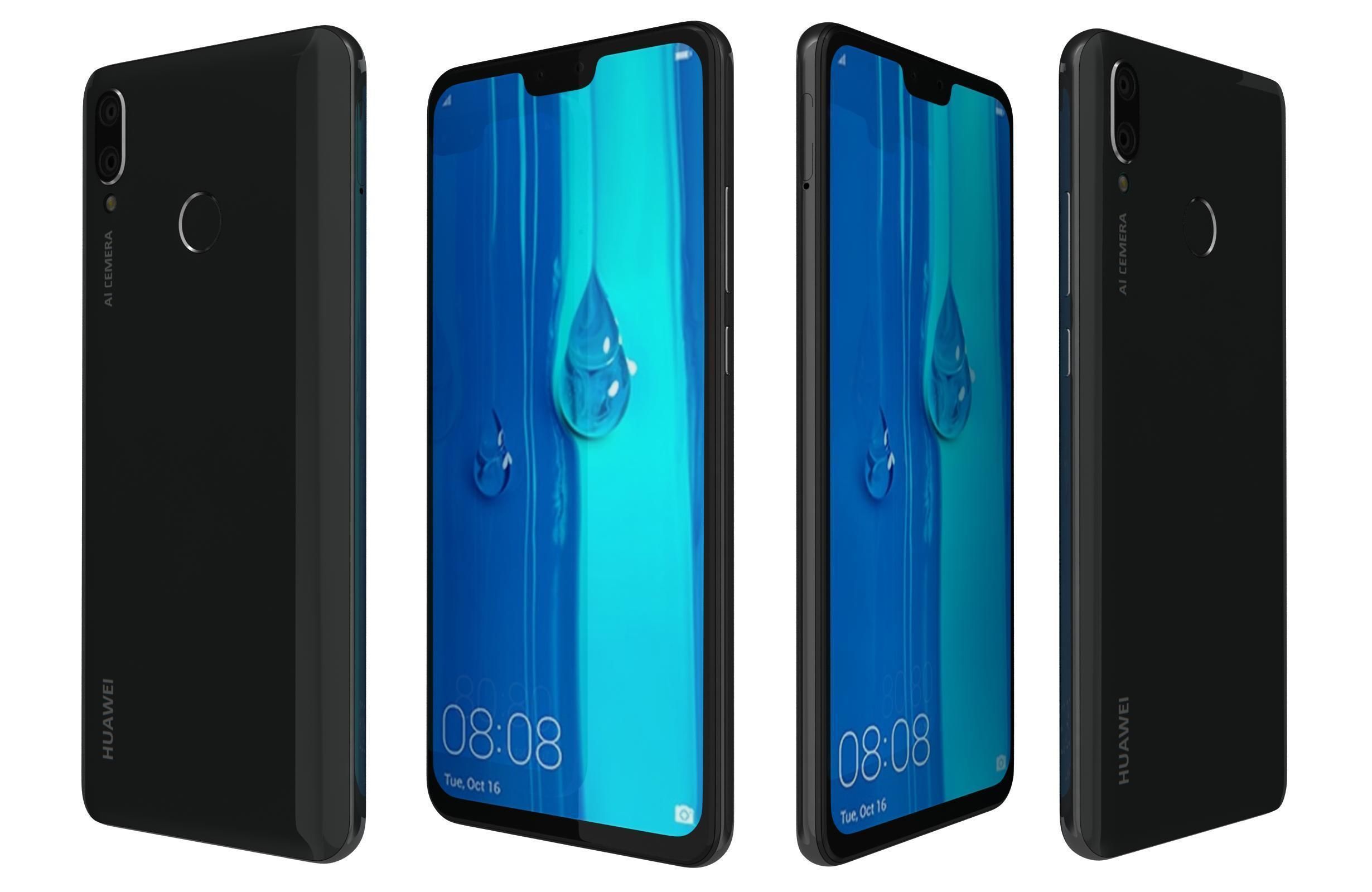 Huawei Y9 2019 All Colors 3D model_5