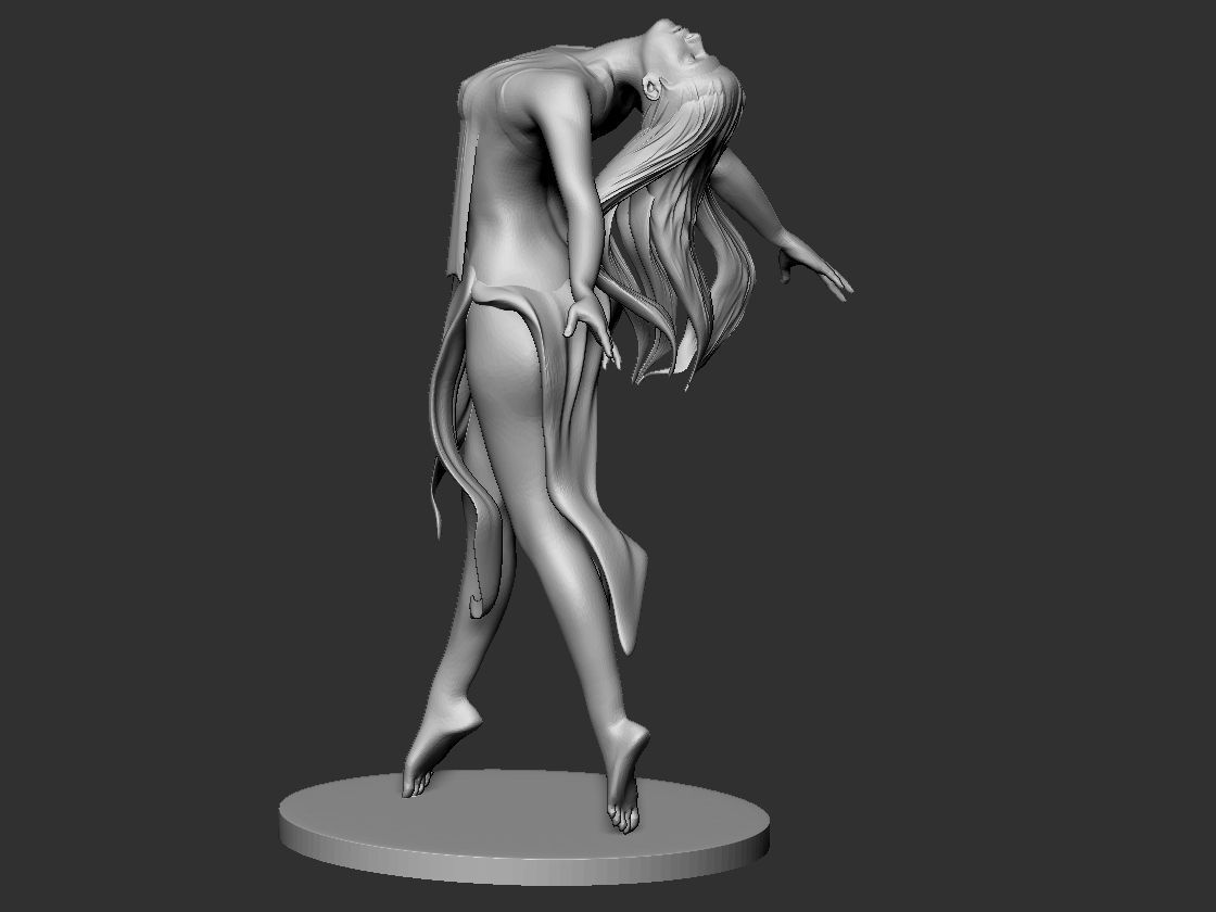 Dancing Woman 3D print model_5
