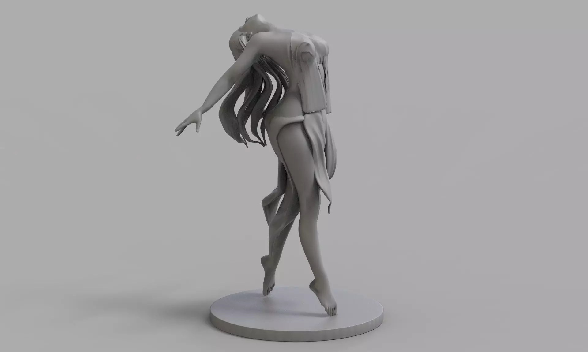 Dancing Woman 3D print model_0