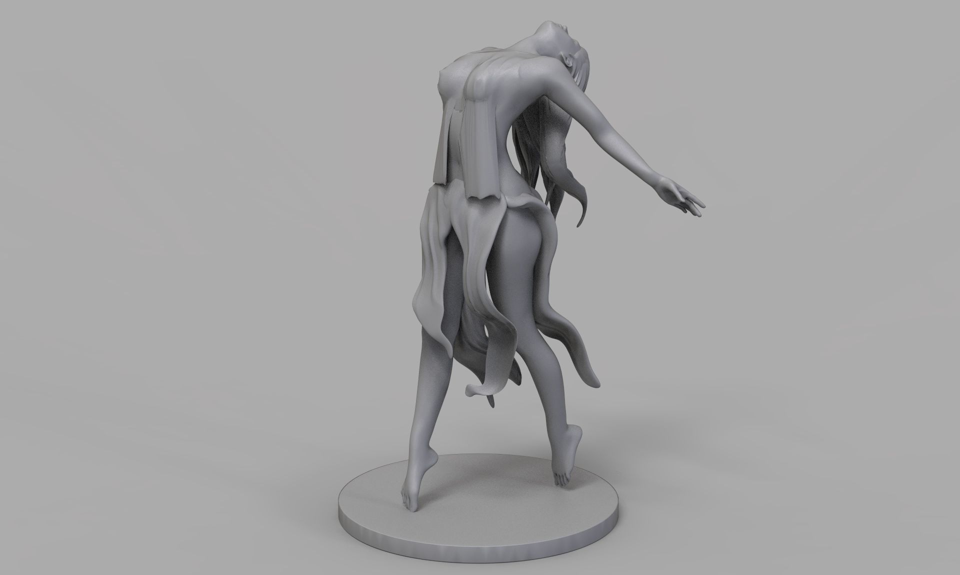 Dancing Woman 3D print model_1
